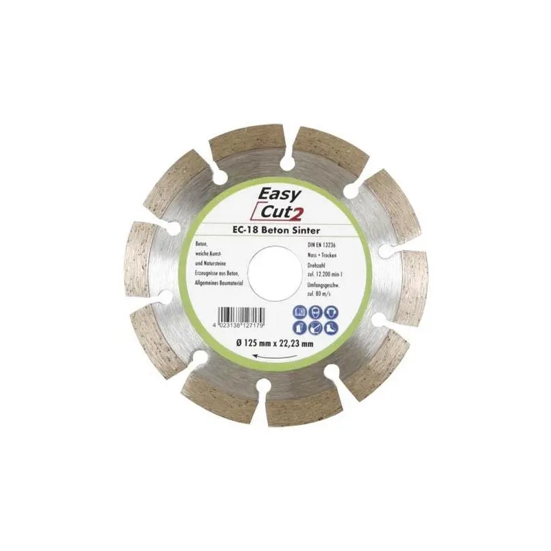 Griešanas asmens Cedima EC-18.1, 115 mm x 22.23 mm x 1.9 mm