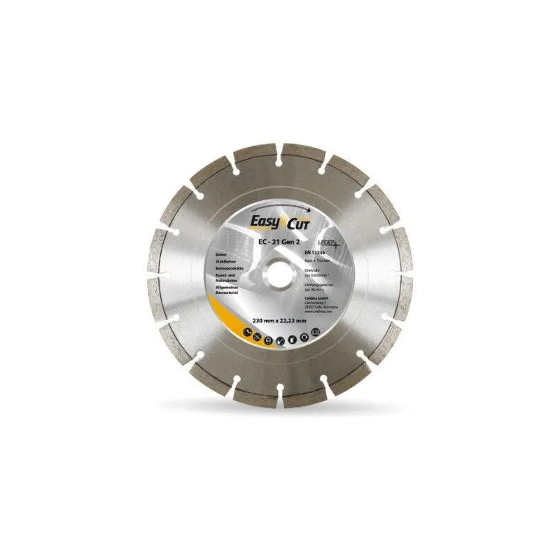 Dimanta disks Cedima, 125 mm x 22 mm x 2.1 mm