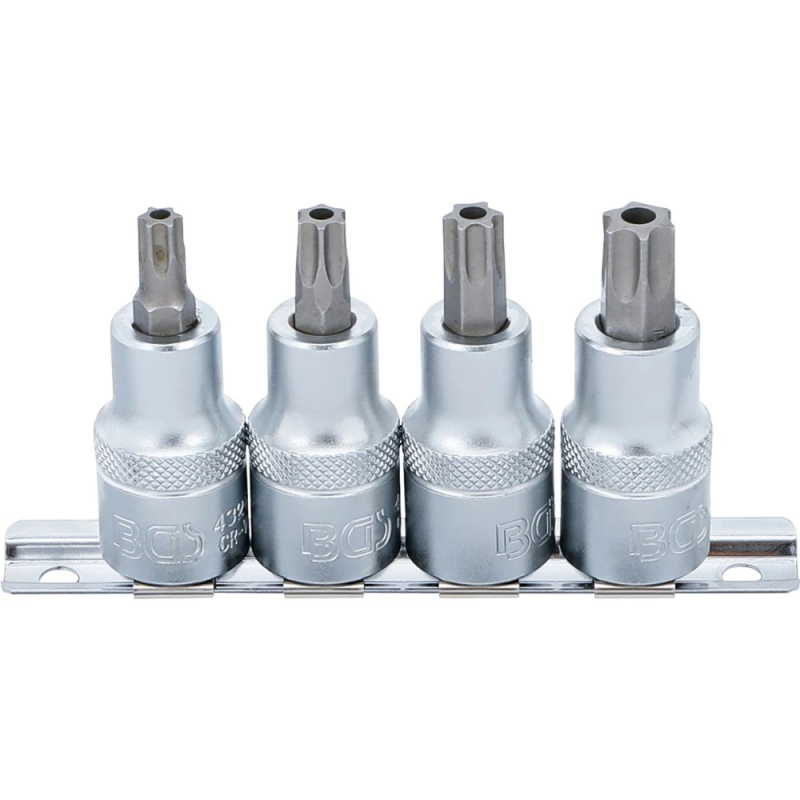 Skrūvgriežu uzgaļi muciņā Torx komplekts - 1-2" Stiprinājums