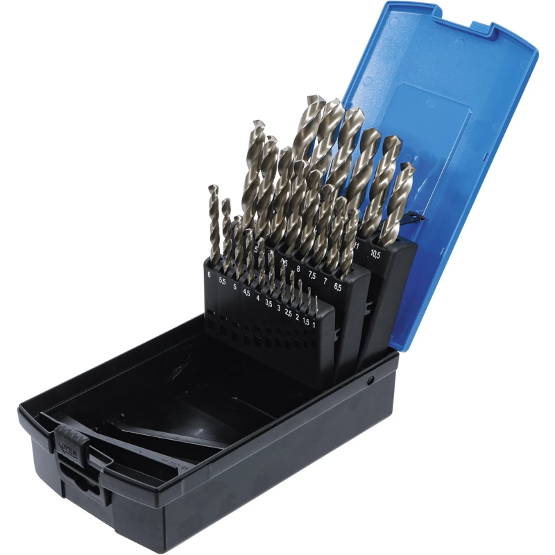 Metāla urbju komplekts HSS - 1 - 13 mm - 25 gab.