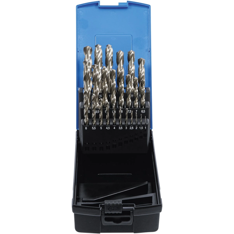 Metāla urbju komplekts HSS - 1 - 13 mm - 25 gab.
