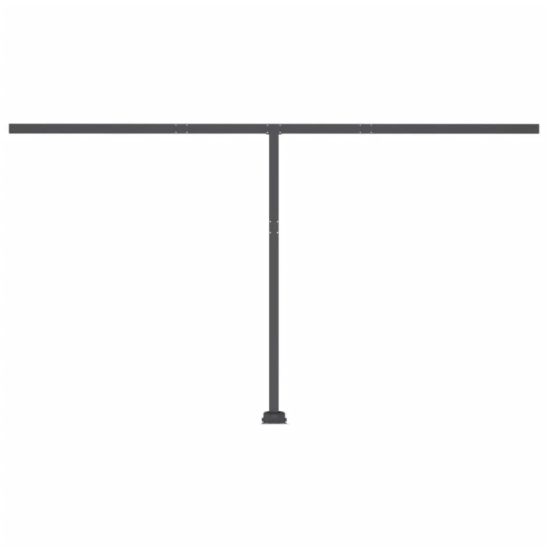 vidaXL izvelkama markīze ar LED, 400x350 cm, manuāla, krēmkrāsas