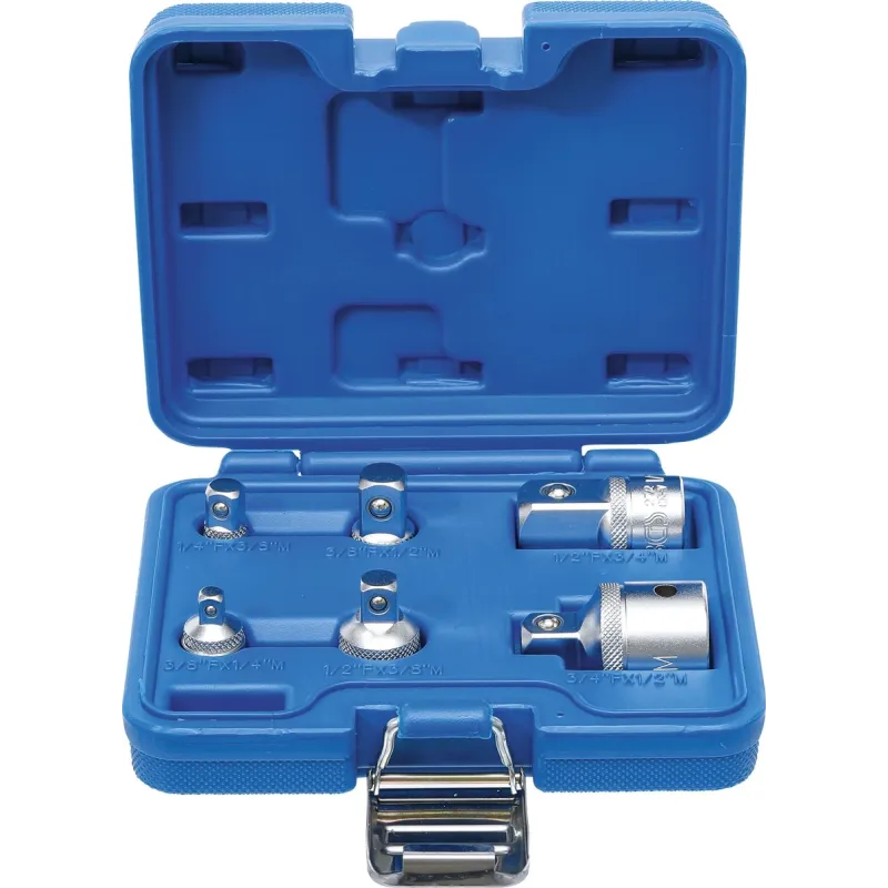 Adapteru komplekts koferī - 6 gab.