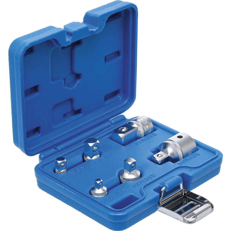 Adapteru komplekts koferī - 6 gab.