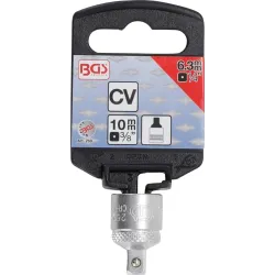 Socket Adaptor - internal square 10 mm ,3-8, - external square 6.3 mm ,1-4,