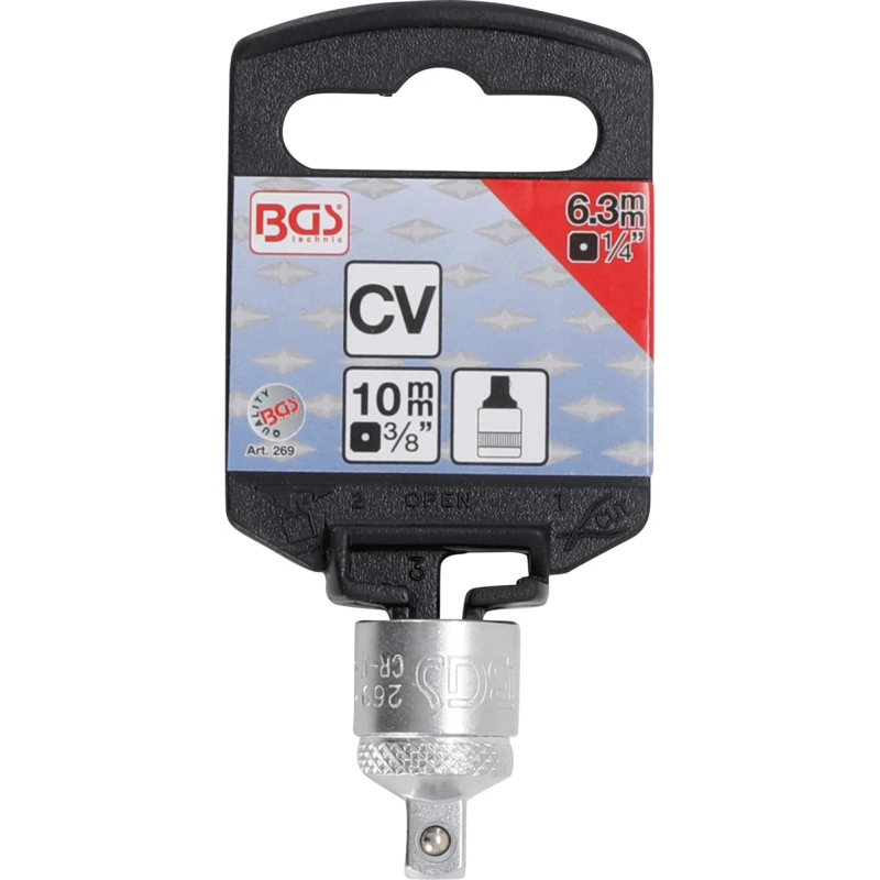 Muciņu adapteris - 3-8" iekšējais savienojums - 1-4" ārējais savienojums