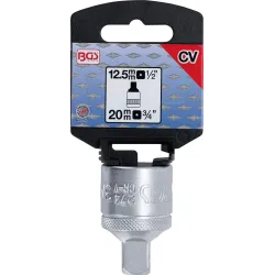Socket Adaptor - internal square 20 mm ,3-4, - external square 12.5 mm ,1-2,
