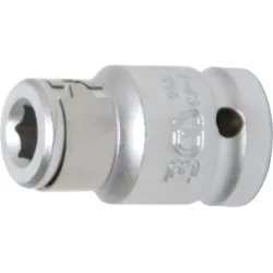 Bit Adaptor with retaining Ball - 12.5 mm ,1-2, Drive - internal Hexagon 8 mm ,5-16,