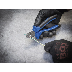 Sānu knaibles - ar izolācijas noņēmēja funkciju - 165 mm