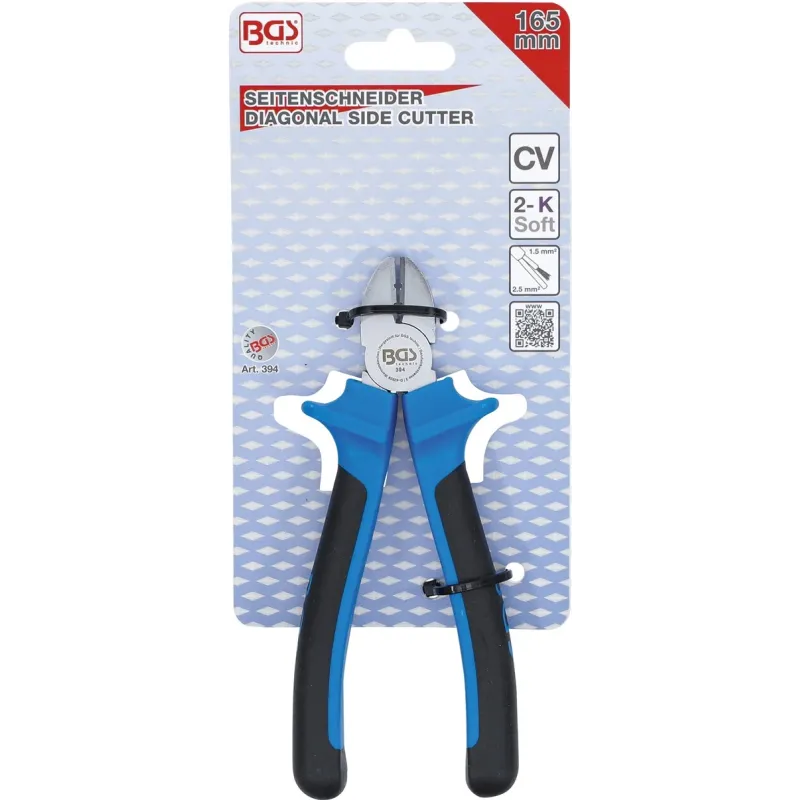 Diagonal Side Cutters - Stripper function - 165 mm
