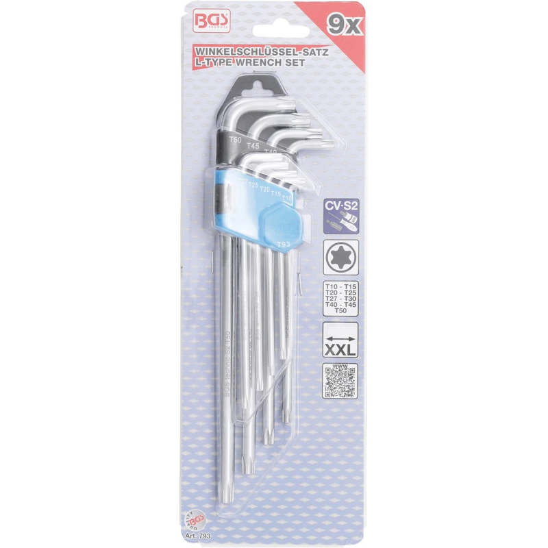 793 Torx kompl. 9 pg T10-T50 BGS