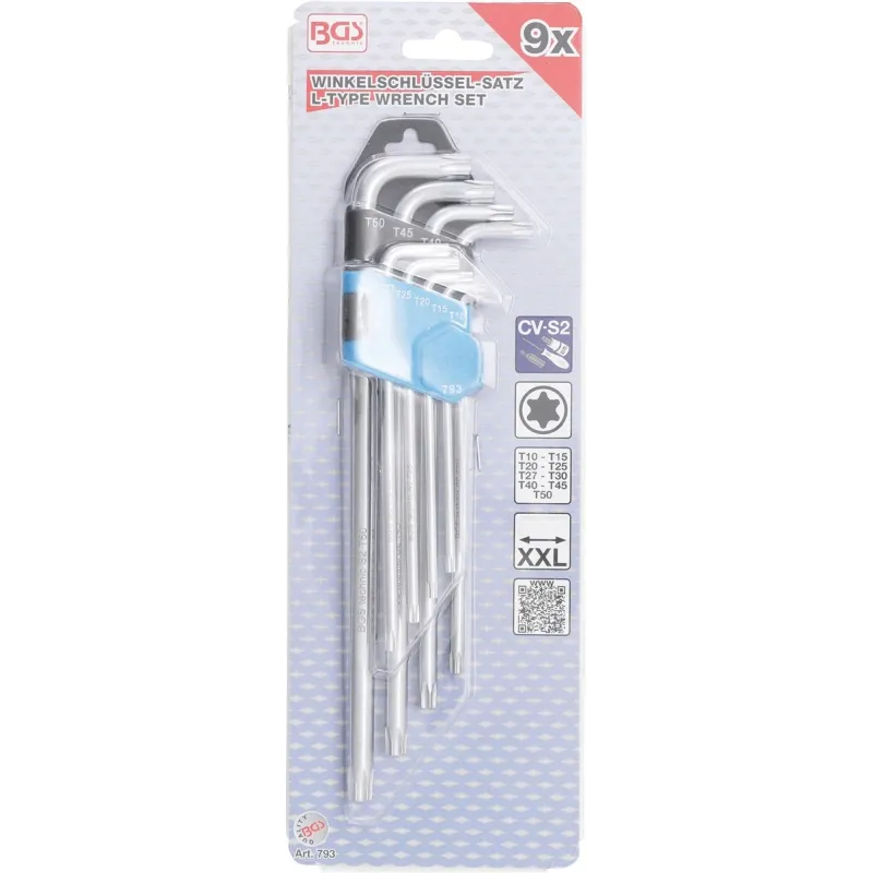 793 Torx kompl. 9 pg T10-T50 BGS
