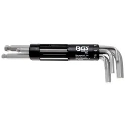 L-Type Wrench Set - long - internal Hexagon - internal Hexagon with Ball Head 2 - 10 mm - 8 pcs.