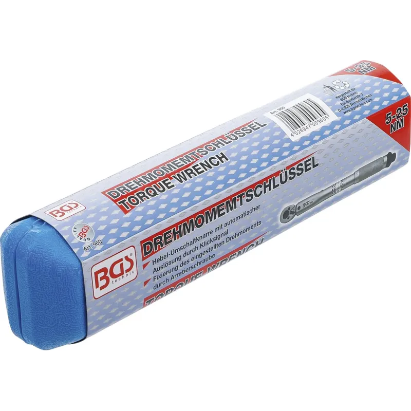 Dinamometriskā atslēga - 1-4 savienojums - 5 - 25 Nm