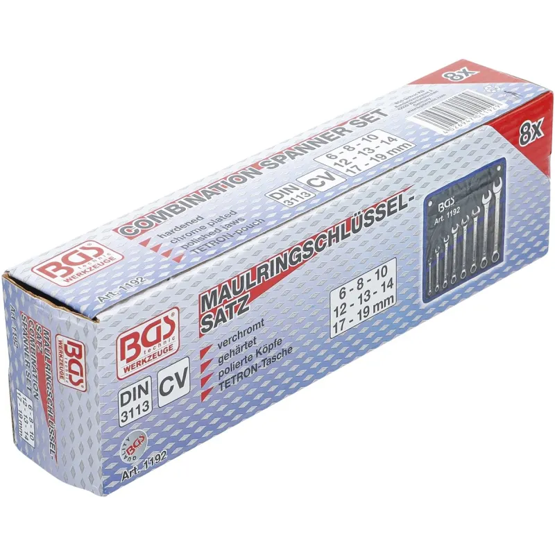 Combination Spanner Set - 6 - 19 mm - 8 pcs.