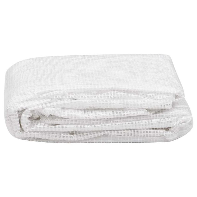vidaXL siltumnīcas rezerves pārsegs, 9 m², 3x3x2 m, caurspīdīgs