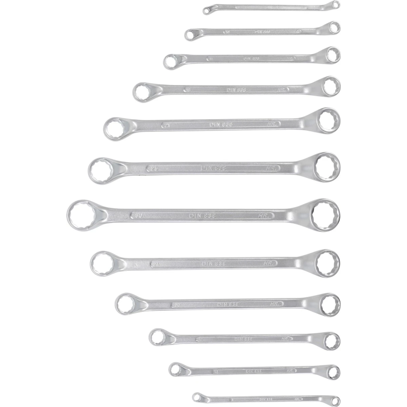Dubulto atslēgu komplekts - ar nobīdi - 6 - 32 mm - 12 gab.
