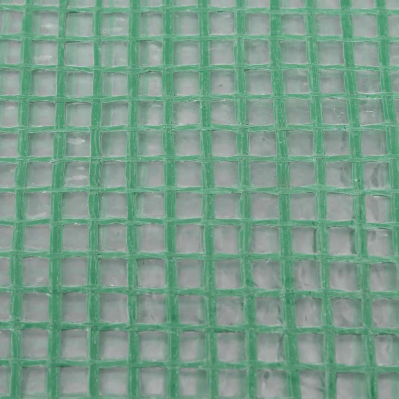 vidaXL siltumnīcas rezerves pārsegs, 6,5025 m², 255x255x194 cm, zaļš