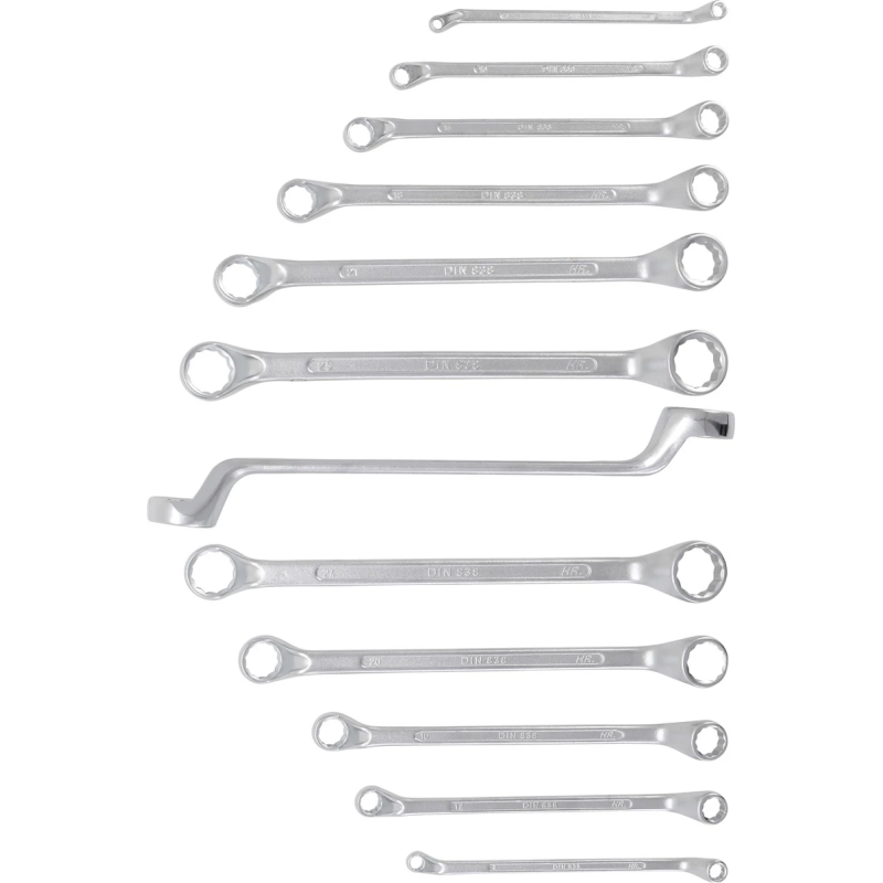 Dubulto atslēgu komplekts - ar nobīdi - 6 - 32 mm - 12 gab.