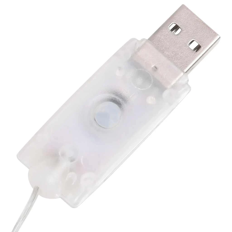 vidaXL dekoratīva Ziemassvētku sniegavīra figūra, LED, audums, 180 cm