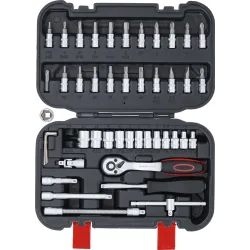 Socket Set - 6.3 mm ,1-4, Drive - 46 pcs.