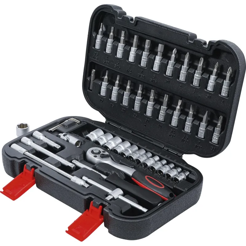 Socket Set - 6.3 mm ,1-4, Drive - 46 pcs.