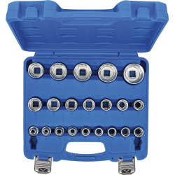 Muciņu komplekts 12-kanšu - 1-2" savienojums - 8 - 36 mm - 21 gab.