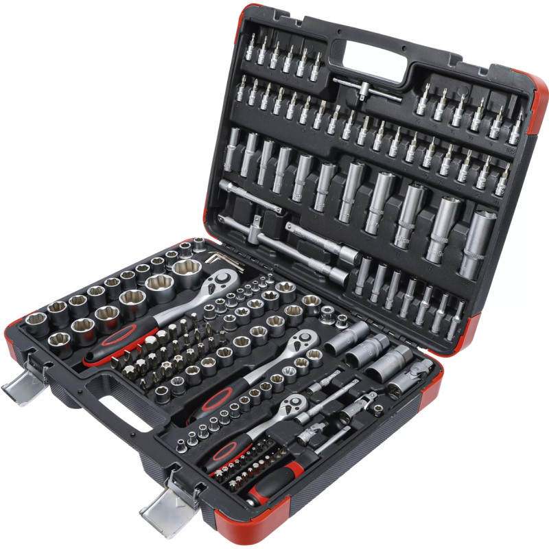 Muciņu komplekts -1-4" - 3-8" - 1-2" savienojums - 172 gab.