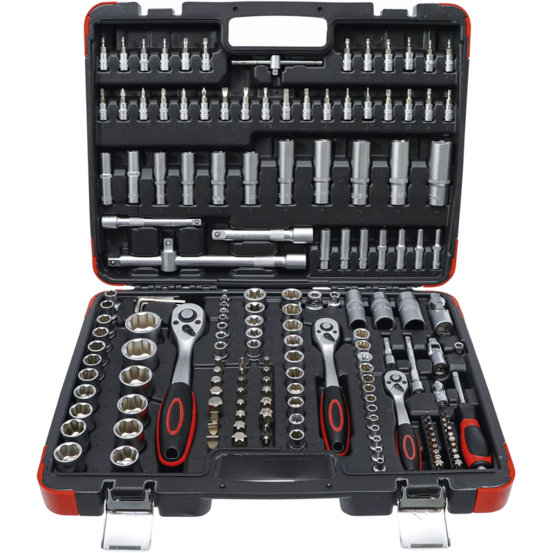 Muciņu komplekts -1-4" - 3-8" - 1-2" savienojums - 172 gab.