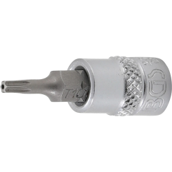 Skrūvgriežu uzgalis muciņā - T10 Uzgalis ,Torx, ar caurumu - 1-4" Stiprinājums