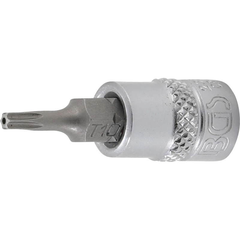 Skrūvgriežu uzgalis muciņā - T10 Uzgalis ,Torx, ar caurumu - 1-4" Stiprinājums