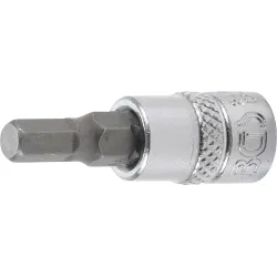 Bit Socket - 6.3 mm ,1-4, Drive - internal Hexagon 5 mm