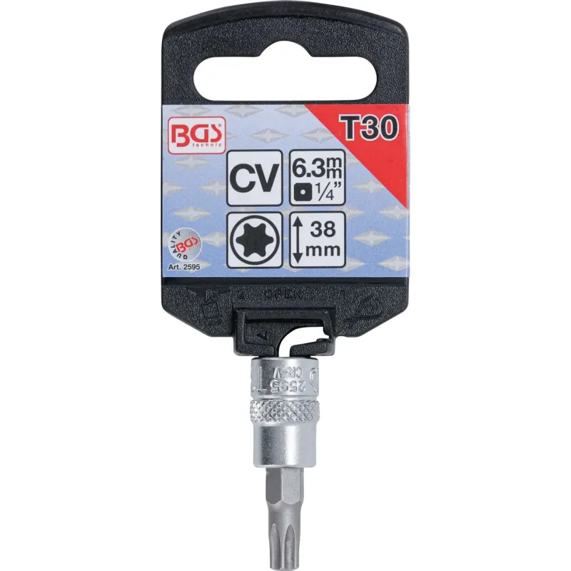 Skrūvgriežu uzgalis muciņā - T30 Uzgalis ,Torx, - 1-4 Stiprinājums