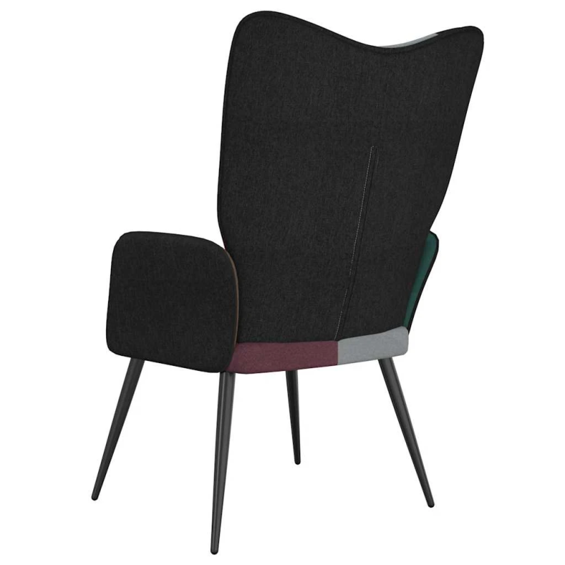 vidaXL atpūtas krēsls, tekstilmozaīkas audums