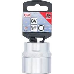 Socket, Hexagon - 12.5 mm ,1-2, Drive - 34 mm