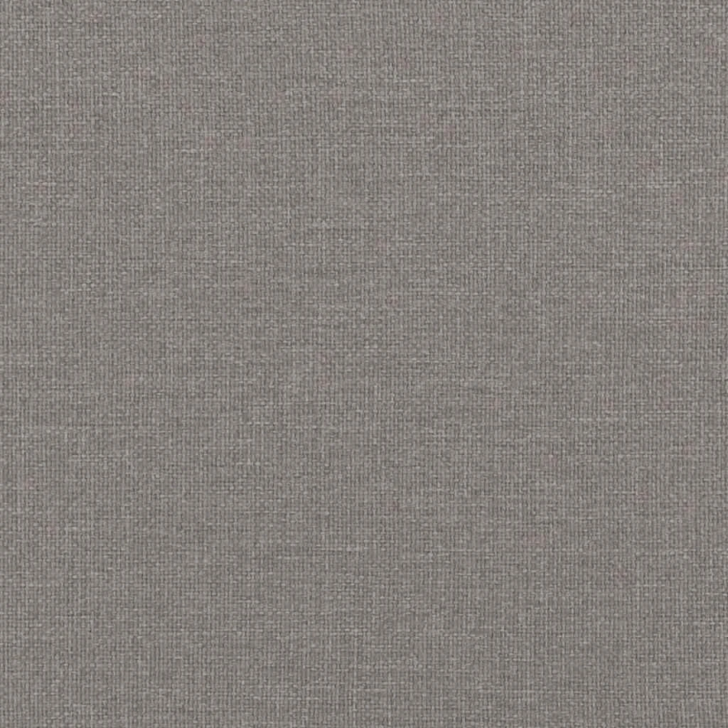 vidaXL soliņš ar koka kājām, pelēkbrūns audums