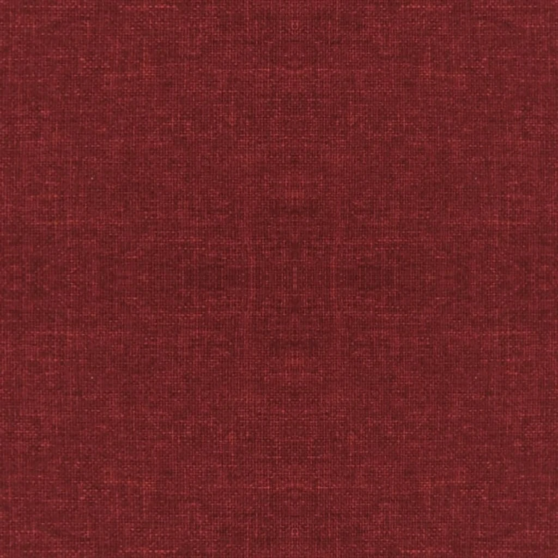 vidaXL soliņš ar koka kājām, vīnsarkans audums