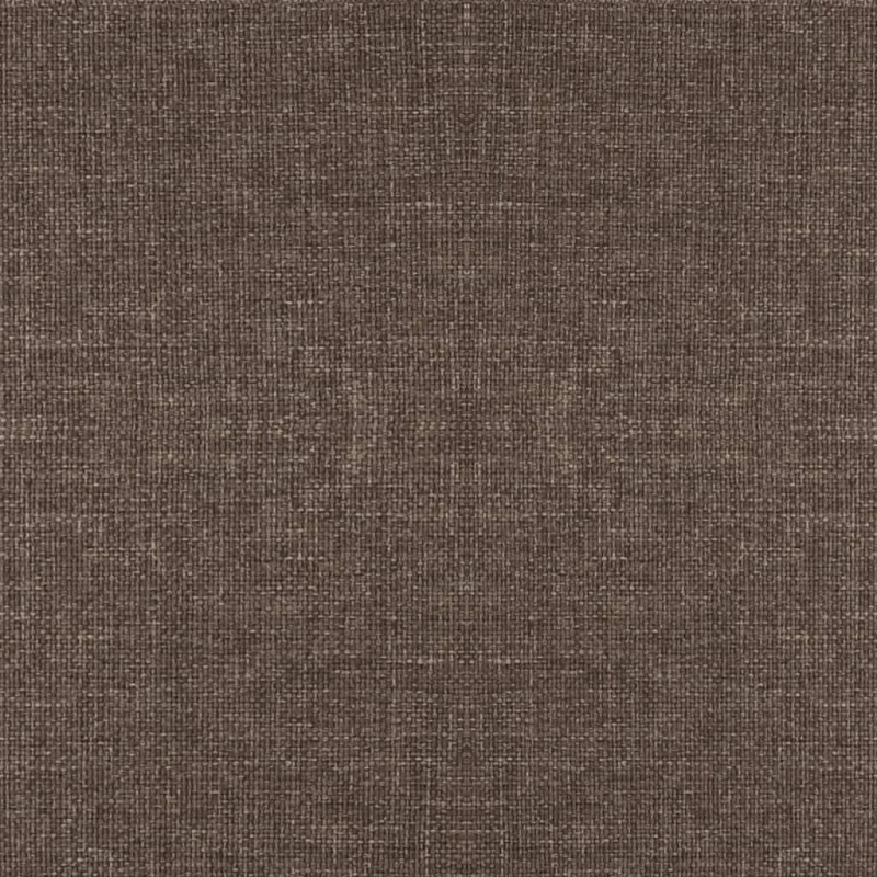 vidaXL soliņš ar koka kājām, pelēkbrūns audums