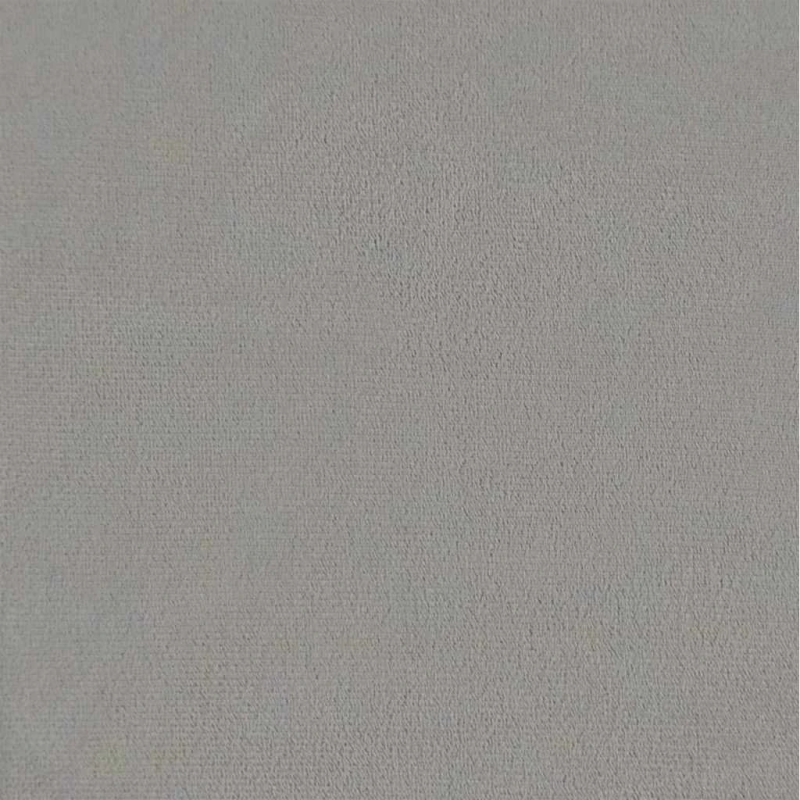 vidaXL soliņš ar koka kājām, gaiši pelēks samts