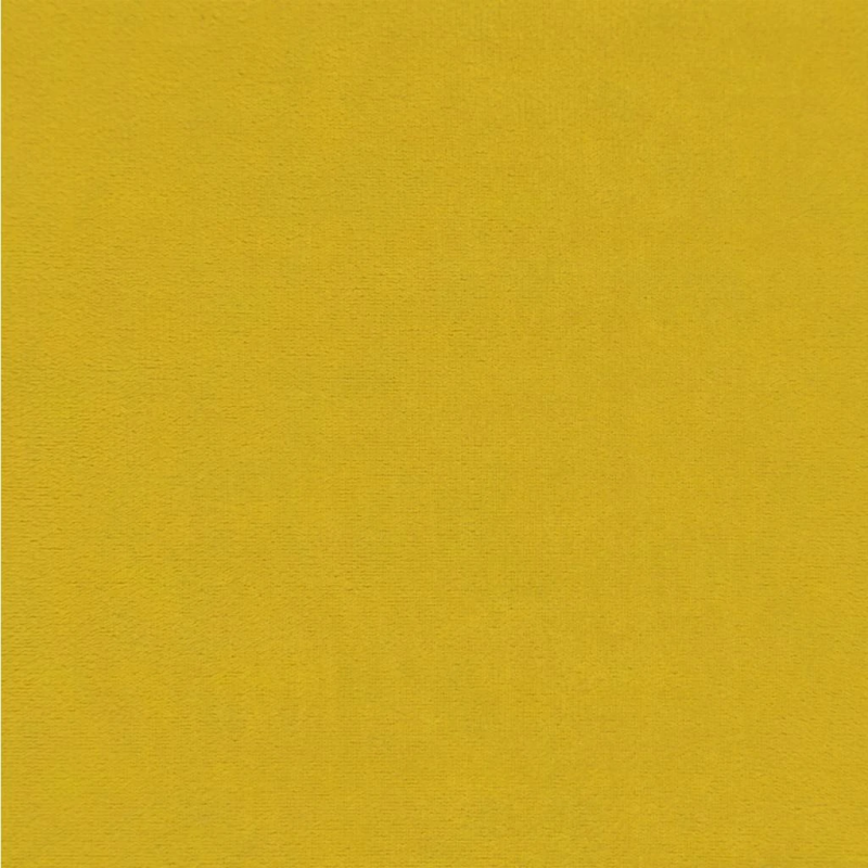 vidaXL soliņš ar koka kājām, dzeltens samts