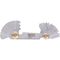 3067 Vītņu mērītājs 0,25 - 6,00mm BGS