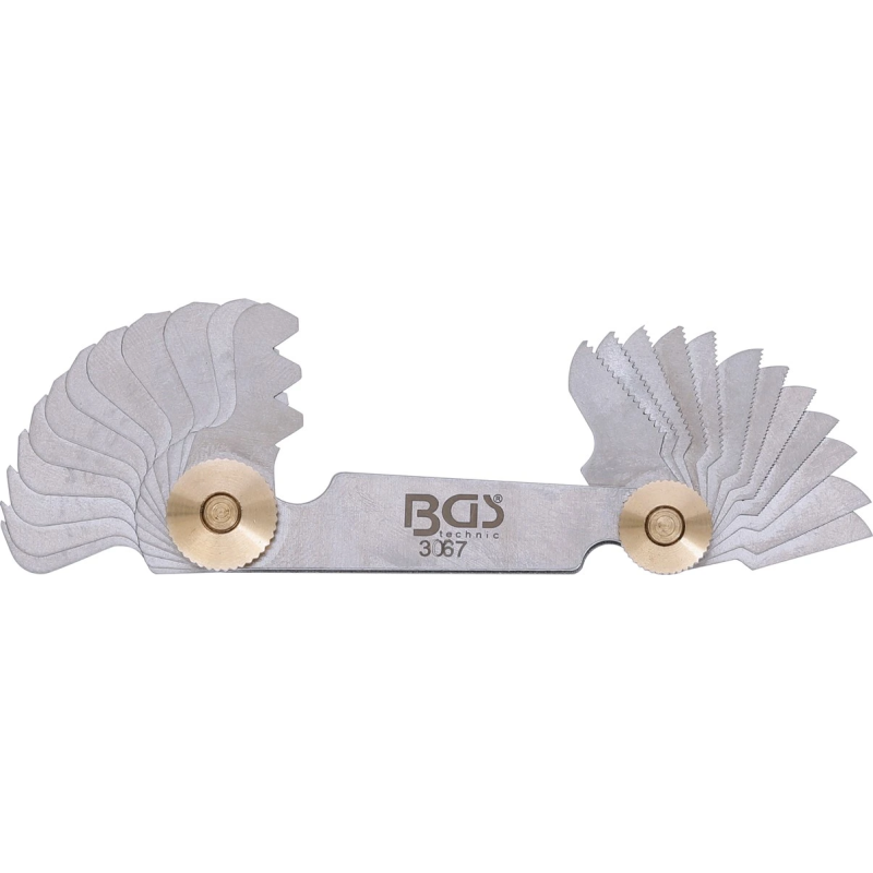 3067 Vītņu mērītājs 0,25 - 6,00mm BGS