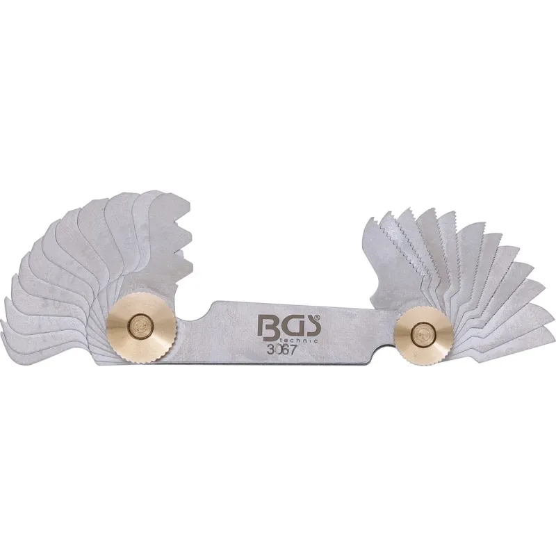 3067 Vītņu mērītājs 0,25 - 6,00mm BGS