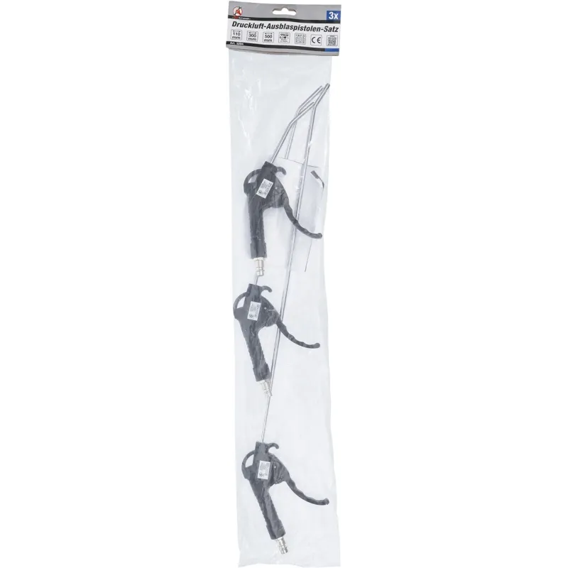 Air Blow Gun Set - 110 - 300 - 500 mm - 3 pcs.