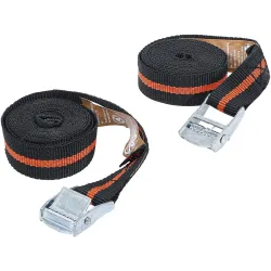 Tie Down Strap Set with Quick Lock - 2.5 m x 25 mm - 2 pcs.
