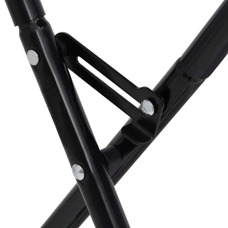 vidaXL pārtinamais galds, sarkans, dzelzs