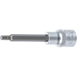 Bit Socket - length 100 mm - 12.5 mm ,1-2, Drive - internal Hexagon 5 mm