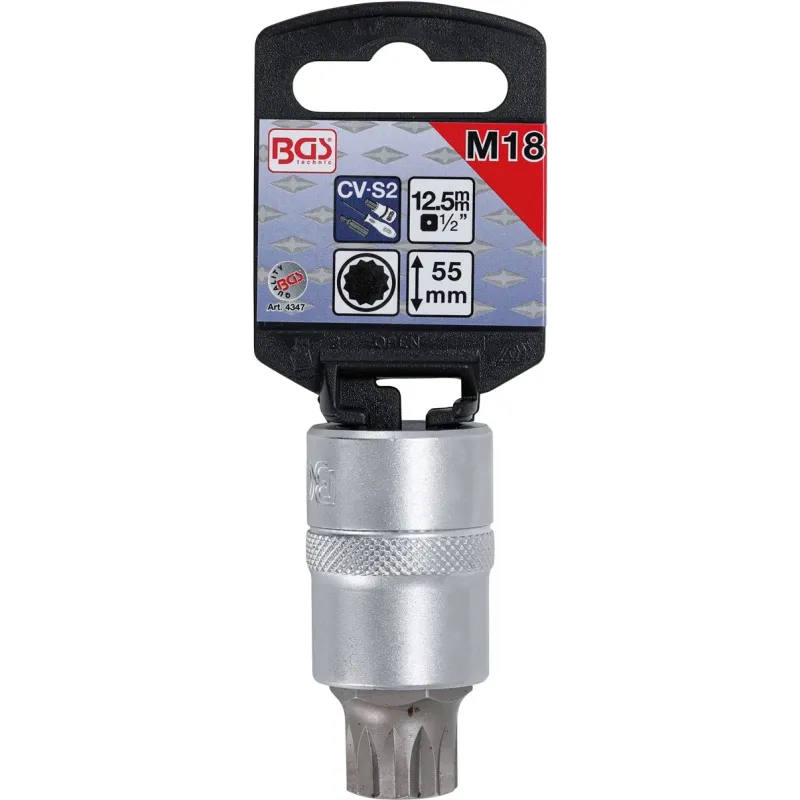 Skrūvgriežu uzgalis muciņā - M18 Uzgalis ,XZN, - 1-2 Stiprinājums