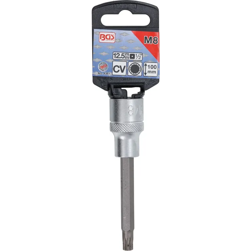 Skrūvgriežu uzgalis muciņā - M8 Uzgalis ,XZN, - 1-2 Stiprinājums - 100 mm Garums