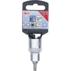 Skrūvgriežu uzgalis muciņā - T27 Uzgalis ,Torx, - 1-2" Stiprinājums